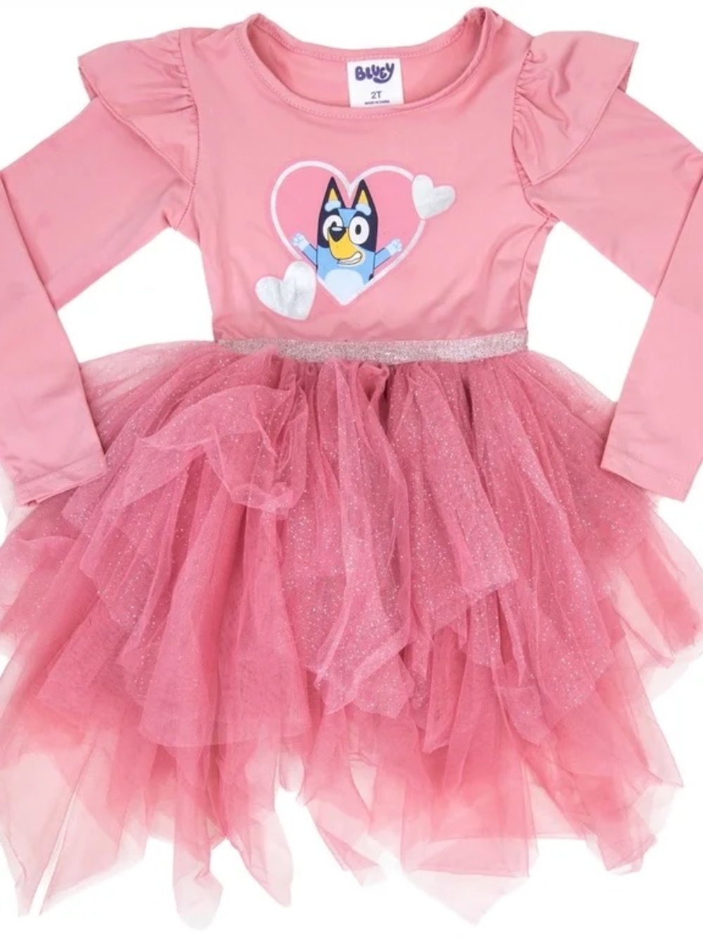 Bluey Long Sleeve Tutu Dress
